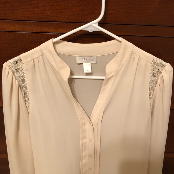 LOFT Tops - Loft cream blouse